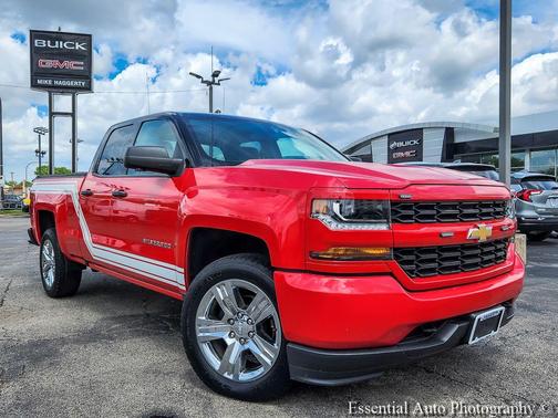 Red 2018 Chevrolet Silverado 1500 Custom