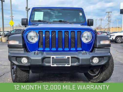 Ocean Blue Metallic 2019 Jeep Wrangler Unlimited Sport