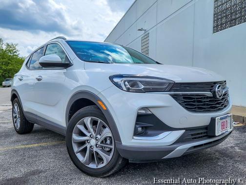 White Frost Tri-Coat 2023 Buick Encore GX Essence