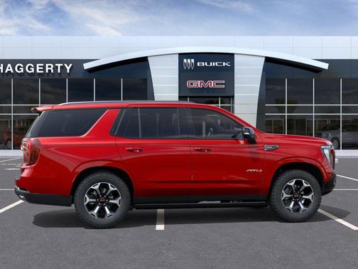Volcanic Red 2026 GMC Yukon AT4