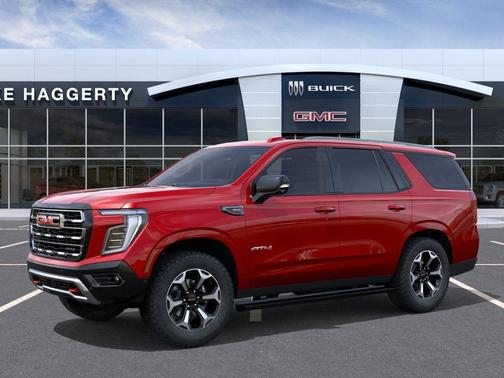 Volcanic Red 2026 GMC Yukon AT4