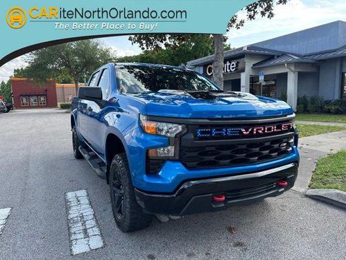 Glacier Blue Metallic 2023 Chevrolet Silverado 1500 Custom Trail Boss