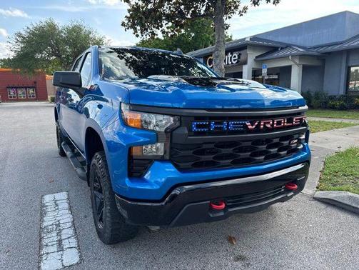 Glacier Blue Metallic 2023 Chevrolet Silverado 1500 Custom Trail Boss