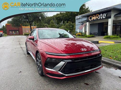 Ultimate red 2025 Hyundai SONATA SEL