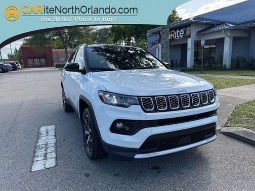 Bright White Clearcoat 2025 Jeep Compass Limited