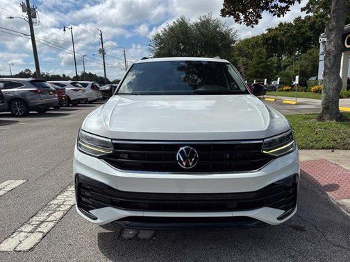 Opal White 2023 Volkswagen Tiguan 2.0T SE R-Line Black