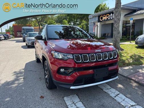 Red Hot Pearlcoat 2025 Jeep Compass Limited