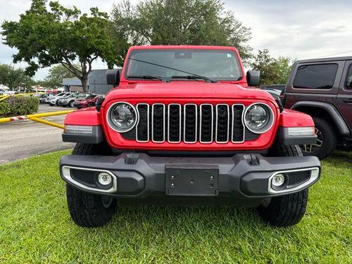Firecracker Red Clearcoat 2025 Jeep Wrangler 4-Door Sahara 4x4