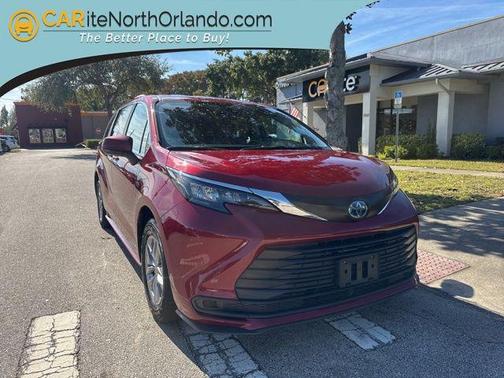 Ruby Flare Pearl 2024 Toyota Sienna LE