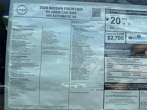 2024 Nissan Frontier SV