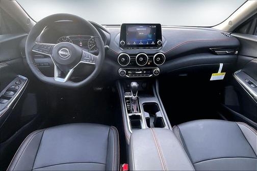 Atlantic Gray Metallic/Super Black 2025 Nissan Sentra SR