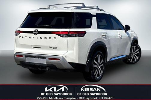 Pearl White Tricoat 2023 Nissan Pathfinder Platinum 4WD