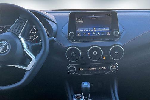 Atlantic Gray Metallic/Super Black 2025 Nissan Sentra SR