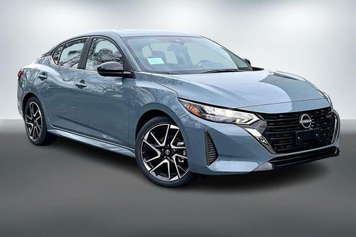 Atlantic Gray Metallic 2025 Nissan Sentra SR