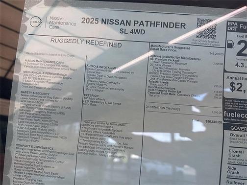 2025 Nissan Pathfinder SL 4WD