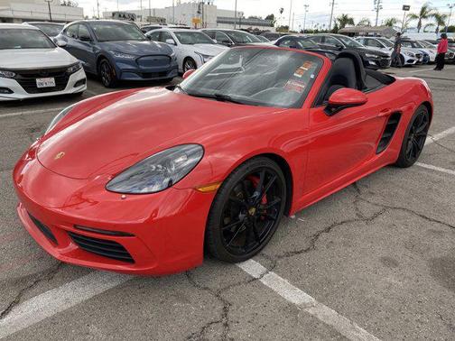 Red 2020 Porsche 718 Boxster S