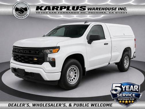 Summit White 2023 Chevrolet Silverado 1500 WT