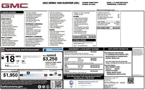 2022 GMC Sierra 1500 Elevation