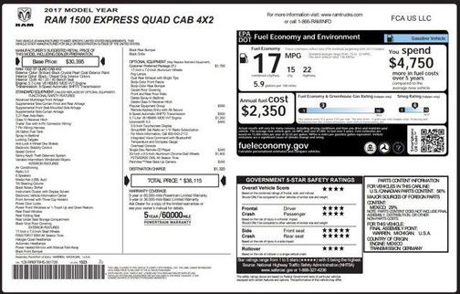 2017 RAM 1500 Express