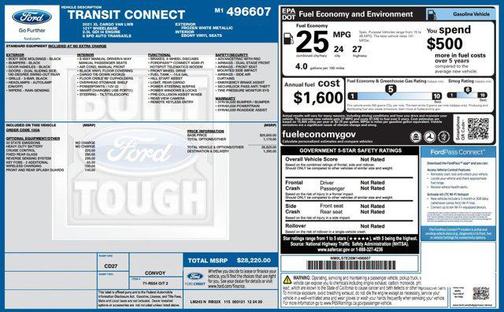 2021 Ford Transit Connect XL Cargo Van
