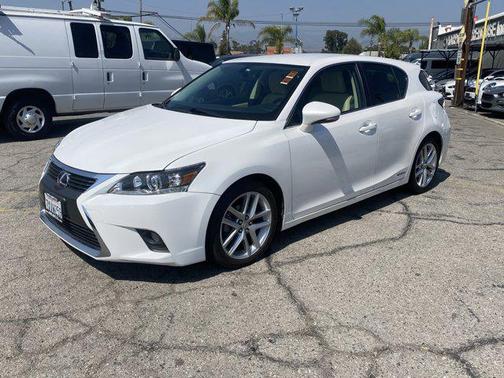 White 2017 Lexus CT 200h Base