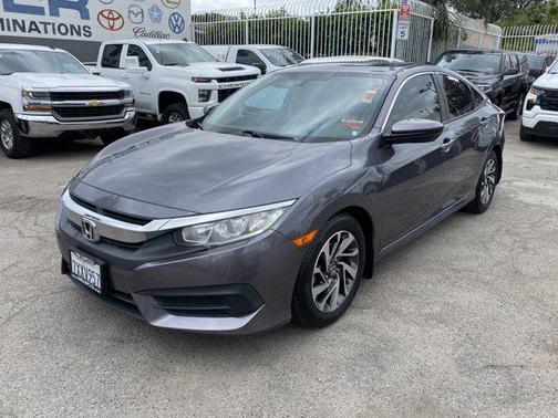 Modern Steel Metallic 2017 Honda Civic EX