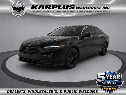 Crystal Black Pearl 2025 Honda Accord SE