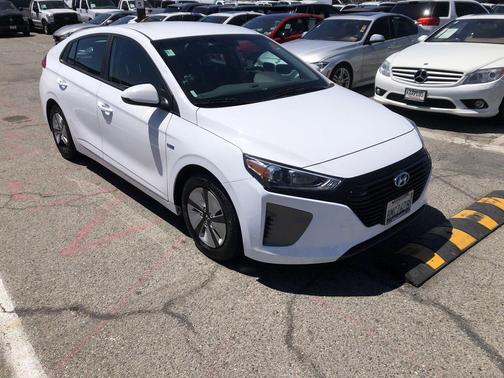 Ceramic White 2019 Hyundai IONIQ Hybrid Blue