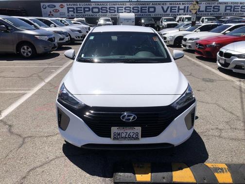Ceramic White 2019 Hyundai IONIQ Hybrid Blue