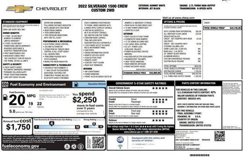 2022 Chevrolet Silverado 1500 Custom