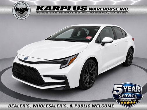 Wind Chill Pearl 2024 Toyota Corolla Hybrid SE