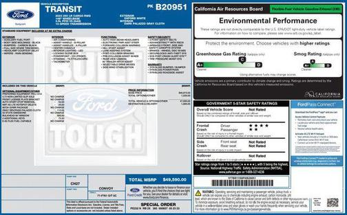 Oxford White 2023 Ford Transit-250 Base