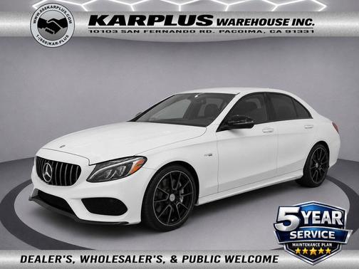 White 2018 Mercedes-Benz AMG C 43 4MATIC