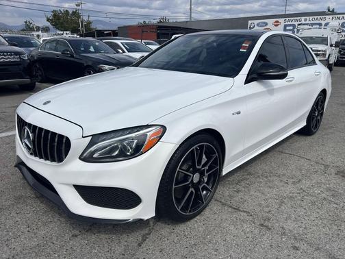 White 2018 Mercedes-Benz AMG C 43 4MATIC