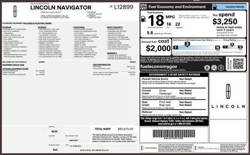 2018 Lincoln Navigator L Select