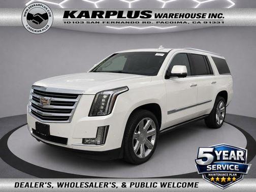 Crystal White Tricoat 2017 Cadillac Escalade ESV Premium Luxury