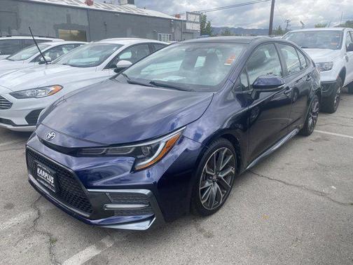 Blue 2020 Toyota Corolla SE