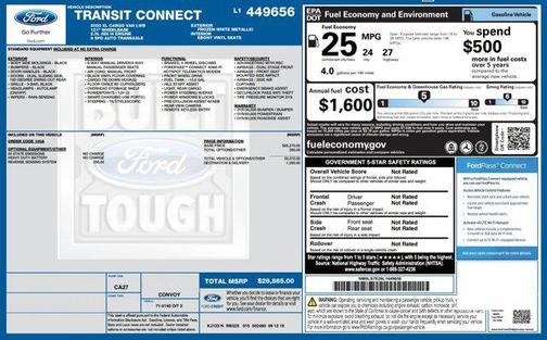 2020 Ford Transit Connect XL Cargo Van