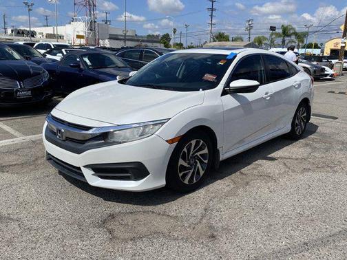 White 2016 Honda Civic EX