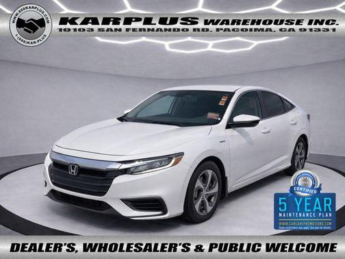 White 2019 Honda Insight EX Sedan