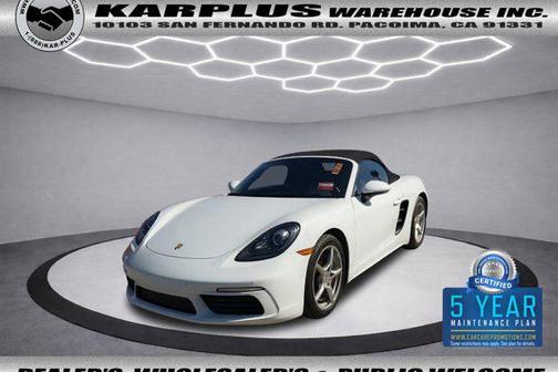 2018 Porsche 718 Boxster Roadster