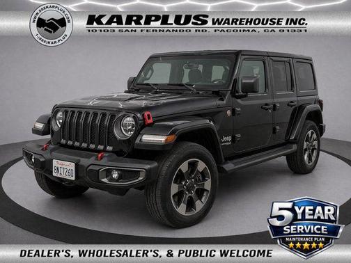 Black Clearcoat 2019 Jeep Wrangler Unlimited Sahara