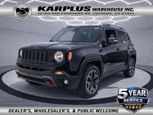 Black 2015 Jeep Renegade Trailhawk