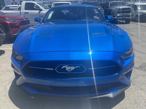 Velocity Blue Metallic 2021 Ford Mustang EcoBoost Premium
