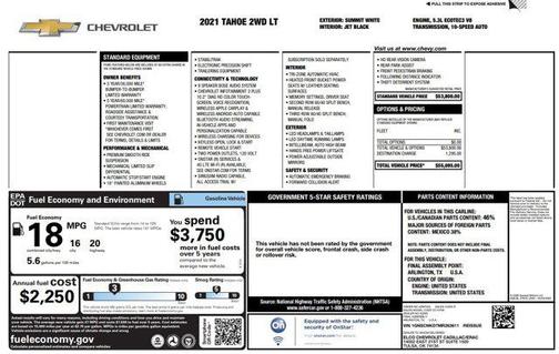 2021 Chevrolet Tahoe LT
