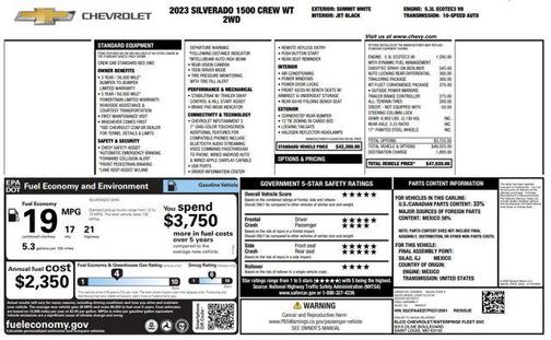 2023 Chevrolet Silverado 1500 WT