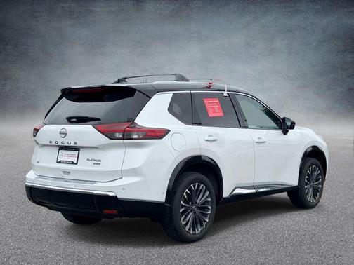 White Pearl 2025 Nissan Rogue Platinum