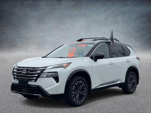 White Pearl 2025 Nissan Rogue Platinum