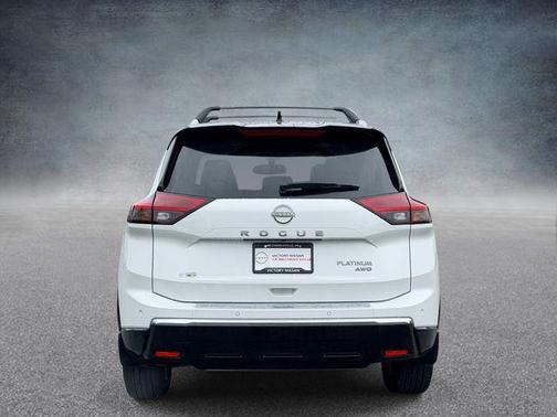White Pearl 2025 Nissan Rogue Platinum