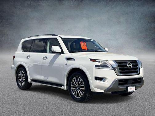 Aspen White Tricoat 2022 Nissan Armada SL 4WD